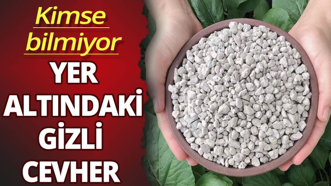 Kimse bilmiyor: Yer altındaki gizli cevher 1