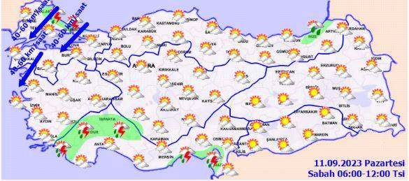 Meteoroloji'den İstanbul dahil birçok il için sağanak yağış uyarısı: İşte il il hava durumu 3