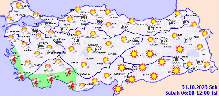 Şemsiyelerinizi hazırlayın! Kuvvetli sağanak yağış geliyor 2