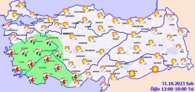 Şemsiyelerinizi hazırlayın! Kuvvetli sağanak yağış geliyor 3