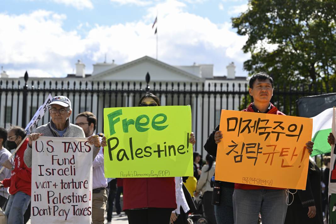 Washington'da Filistin'e destek gösterisi 21