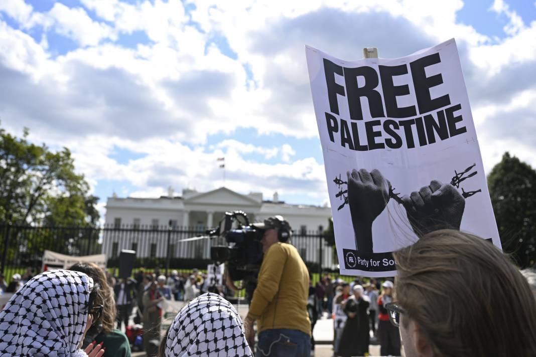 Washington'da Filistin'e destek gösterisi 17