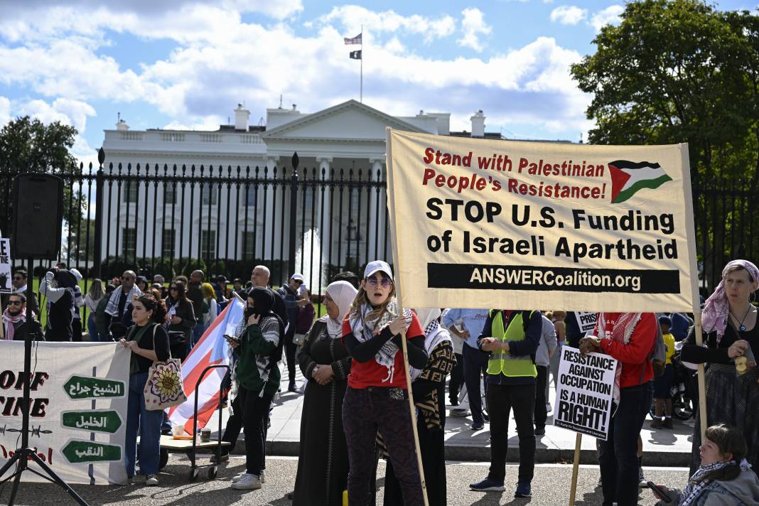 Washington'da Filistin'e destek gösterisi 12