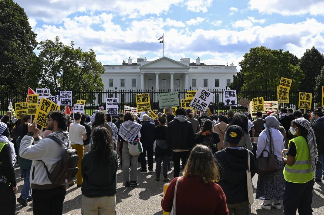 Washington'da Filistin'e destek gösterisi 14