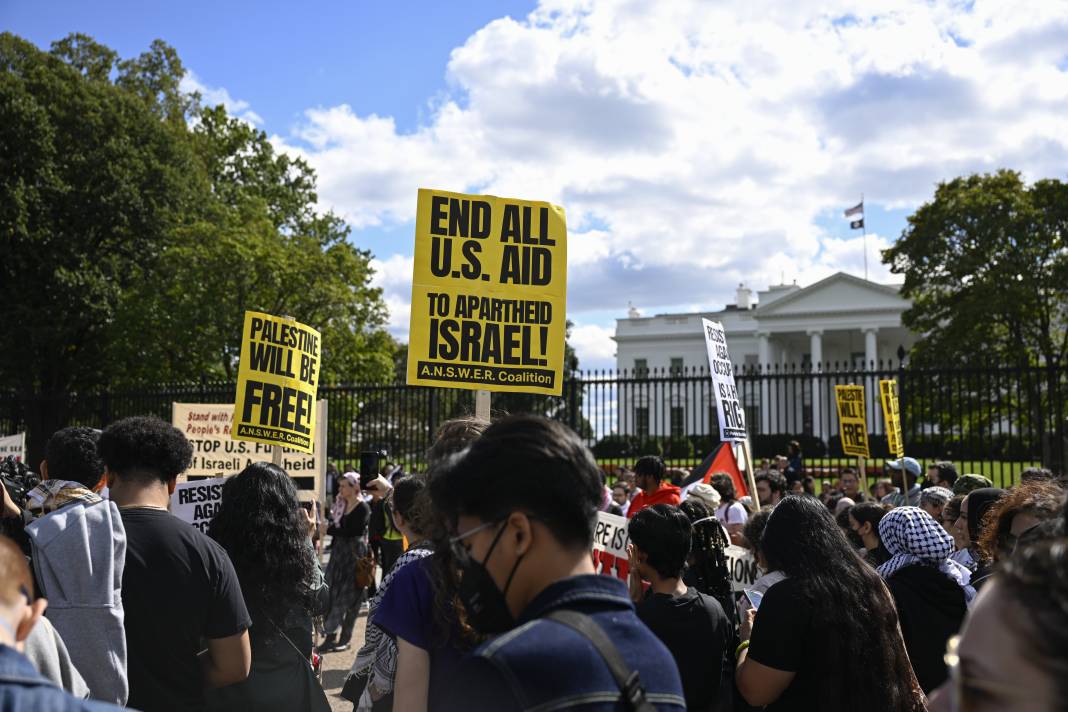 Washington'da Filistin'e destek gösterisi 9