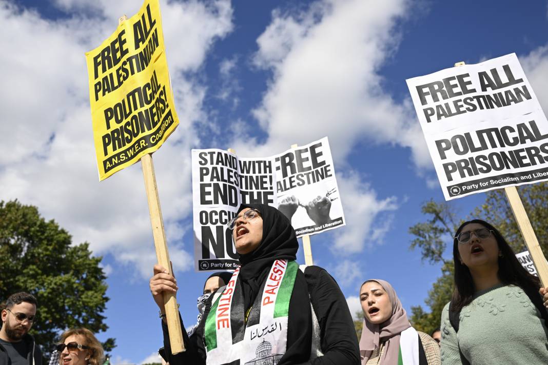 Washington'da Filistin'e destek gösterisi 6
