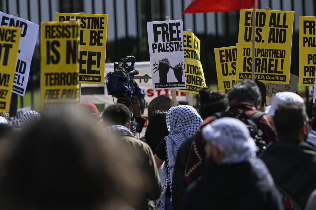Washington'da Filistin'e destek gösterisi 5