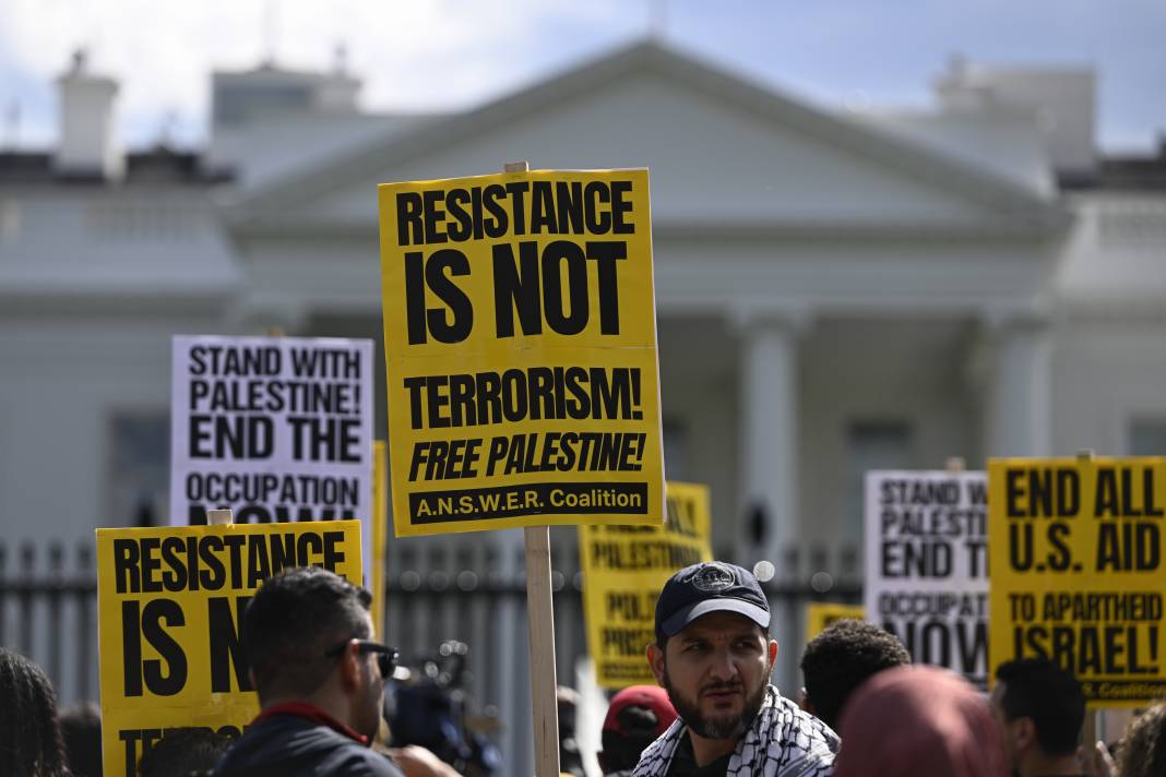 Washington'da Filistin'e destek gösterisi 3