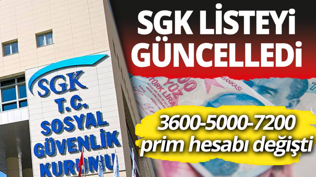 SGK yaş gün tablosunu güncelledi... 3600-5000-7200 prim hesabında şartlar değişti 1