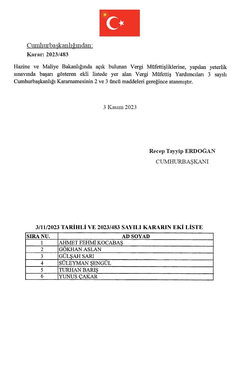 Cumhurbaşkanı Erdoğan imzaladı! Çoğu bakanlık ve kamu kurumlarına atamalar yapıldı 8