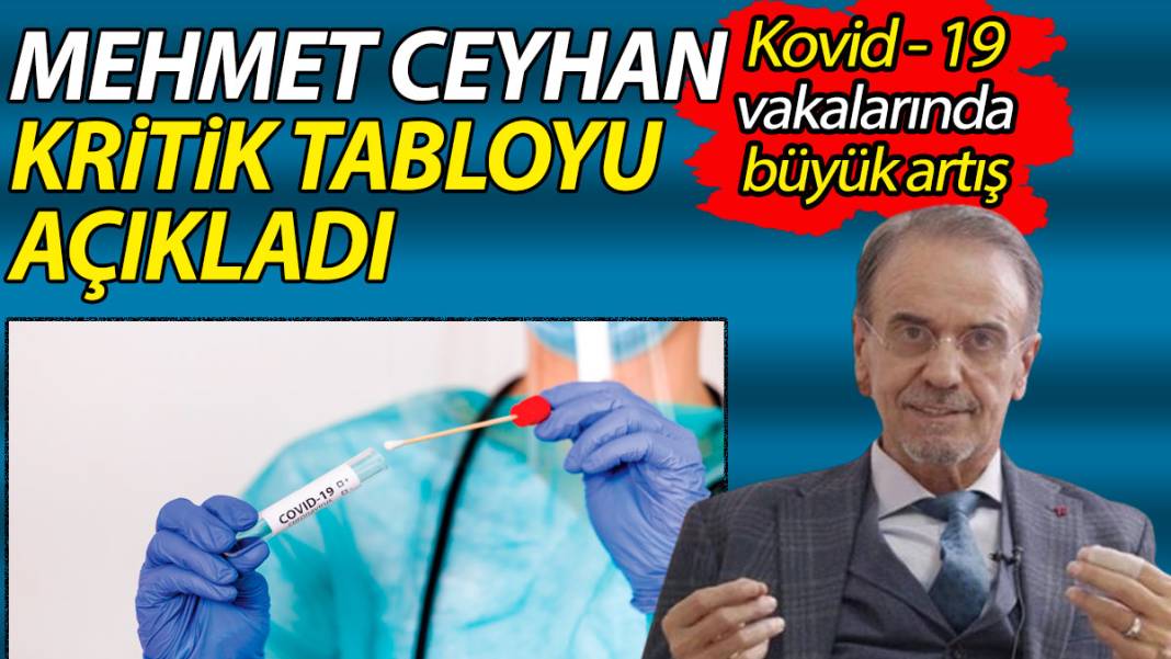 Mehmet Ceyhan kritik tabloyu açıkladı: Kovid - 19 vakalarında büyük artış 1