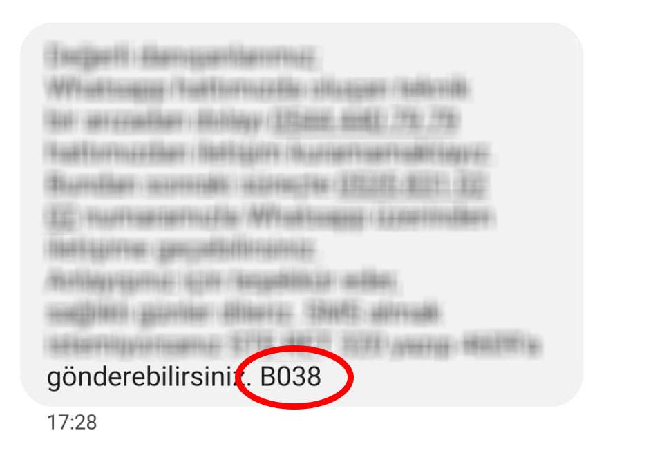 Birçok kişi anlamını merak ediyor! SMS’in sonundaki kodlar meğer önemliymiş 8