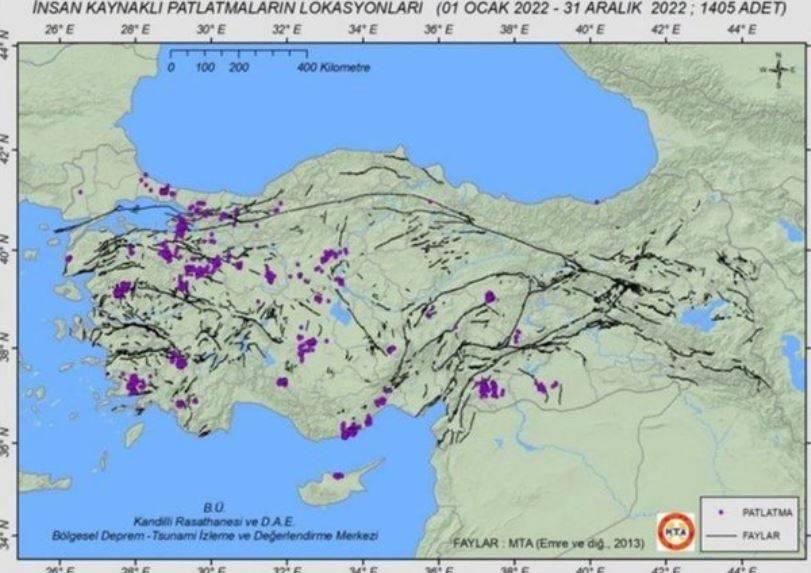 MTA riskli bölgeleri güncelledi İşte Türkiye'nin diri fay haritası 6