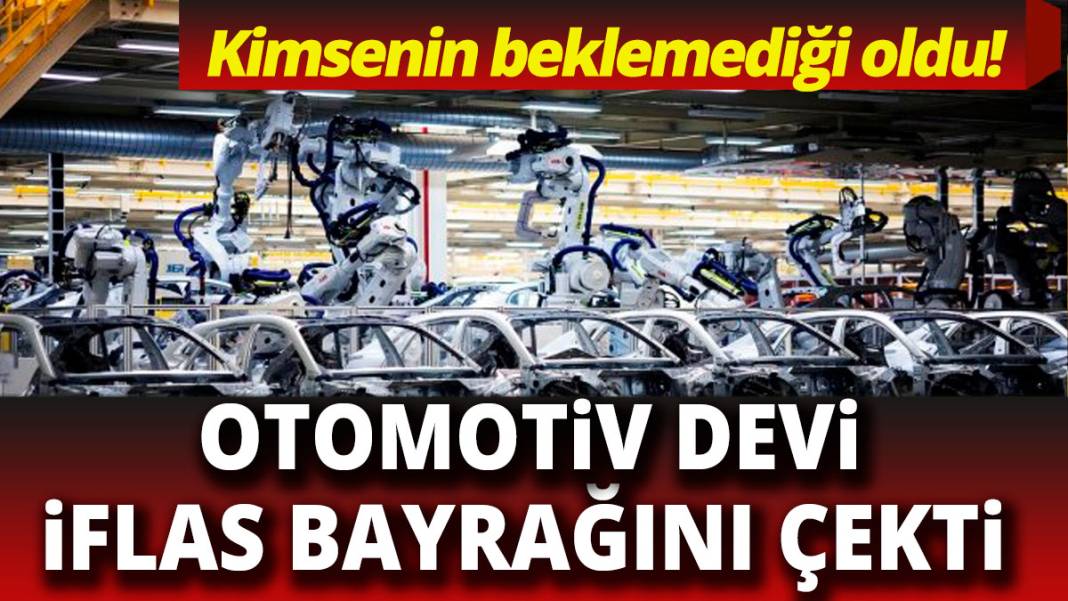 Kimse beklemiyordu Otomotiv devi sessiz sedasız iflas bayrağını çekti 1