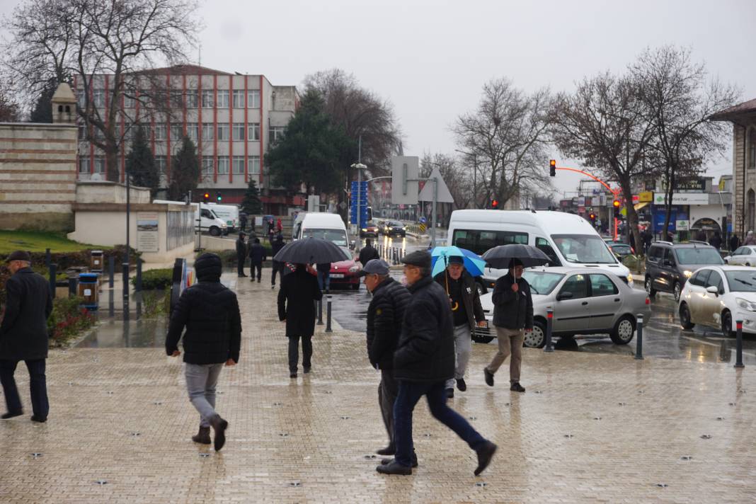 Edirne'de sağanak yağış etkisi sürüyor 2