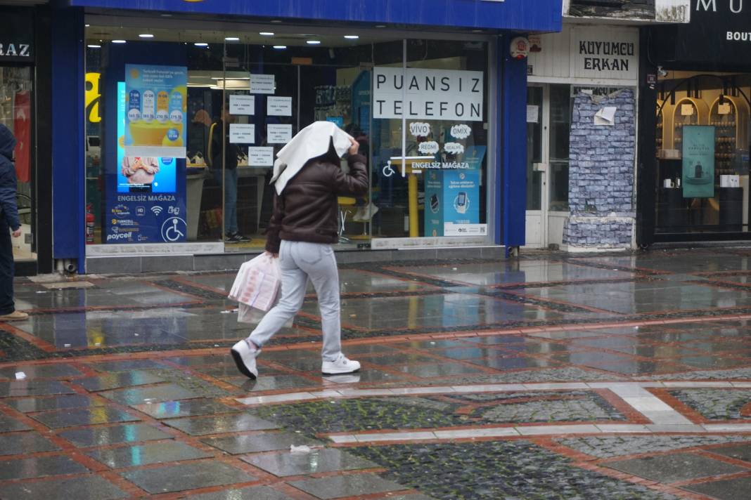 Edirne'de sağanak yağış etkisi sürüyor 7