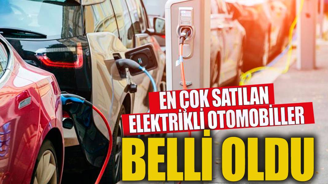 Türkiye'de en çok satılan elektrikli otomobiller belli oldu 1