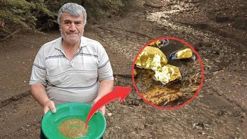 Dere dere gezip çamurlu sularda topluyor: Haftada 40 bin TL kazanıyor 1