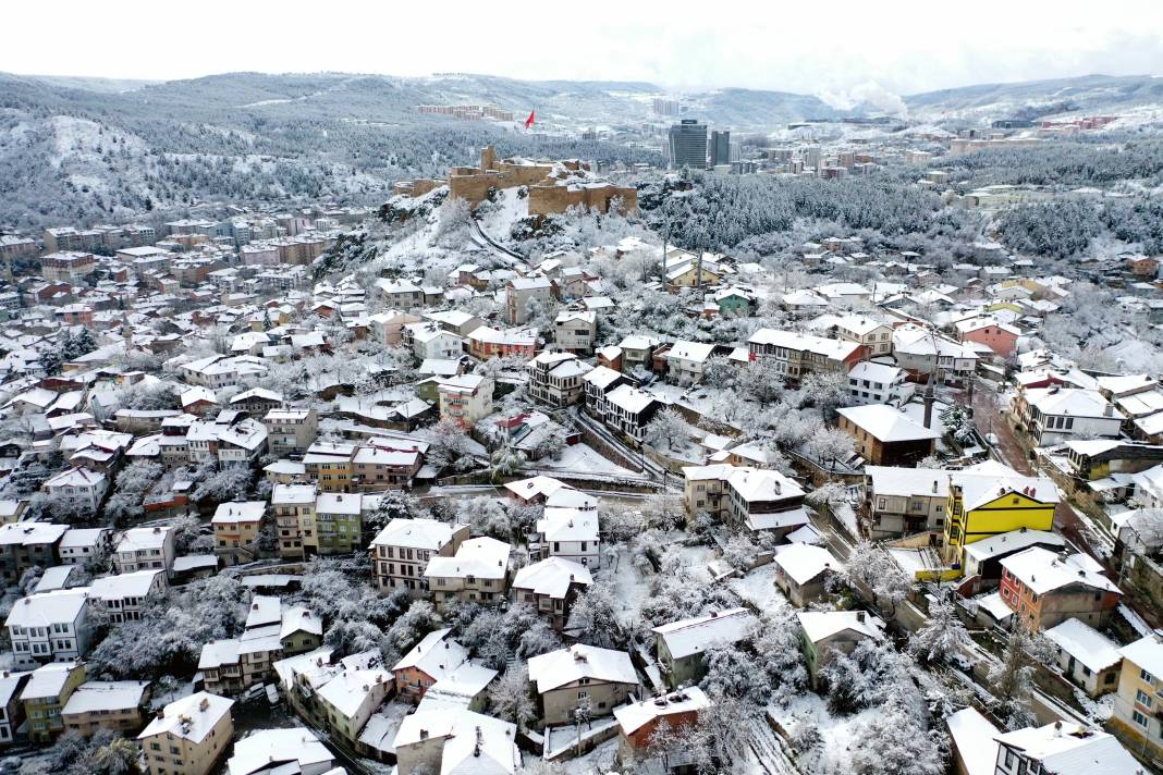 Birçok şehir beyaza büründü: Yurttan kar manzaraları 3