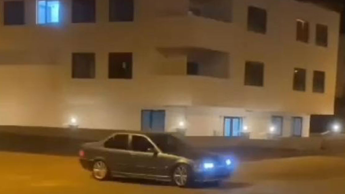 Ataşehir'de drift yapan otomobil sürücüsüne 20 bin 342 lira ceza
