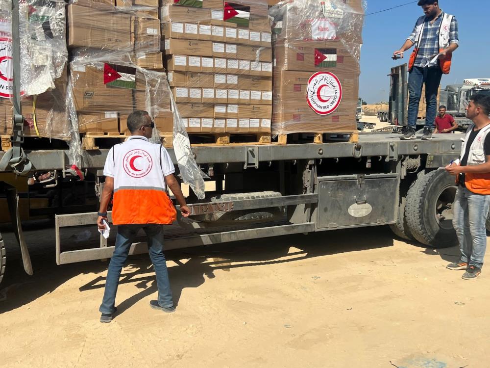 6. yardım konvoyu Gazze Şeridi’nde!