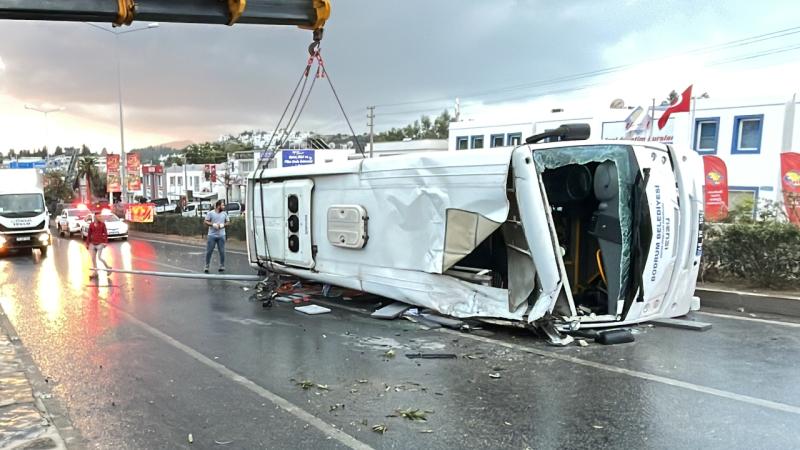 Bodrum'da trafik kazası