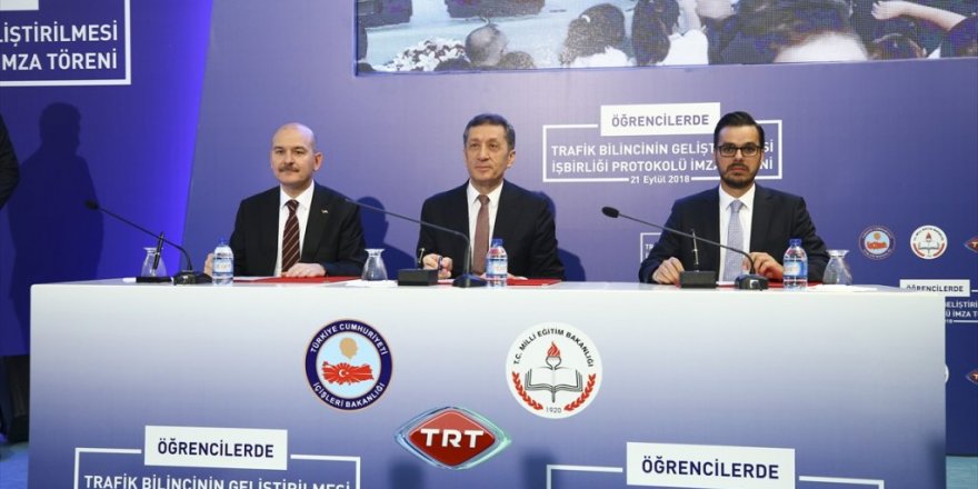 "Öğrencilerde Trafik Bilincinin Geliştirilmesi Protokolü" imza töreni