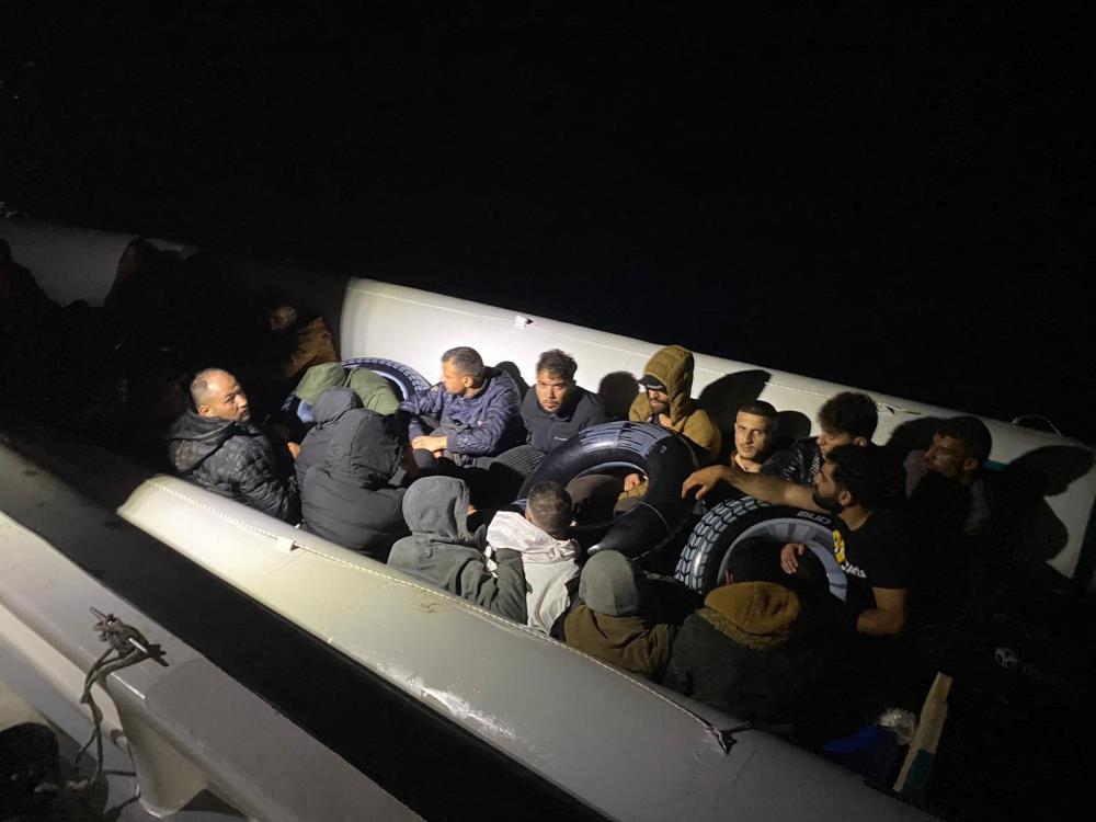 Bodrum'da 66 kaçak göçmen yakalandı: 1 gözaltı