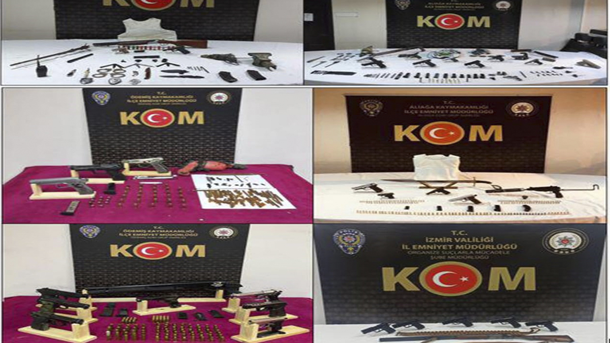 İzmir'de 4 organize suç örgütü çökertildi