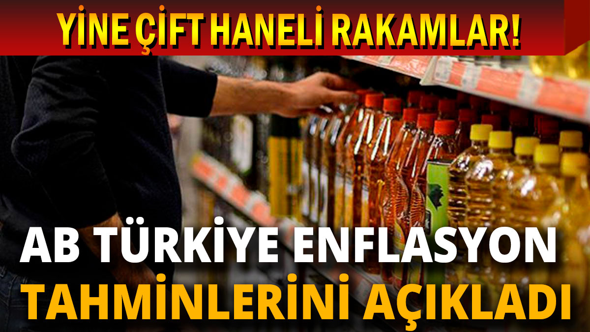 AB Komisyonu, Türkiye için enflasyon tahminini açıkladı Çift haneye devam