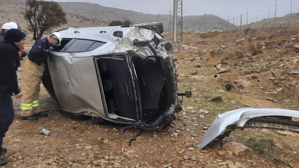 Mardin'de kaza 1 yaralı