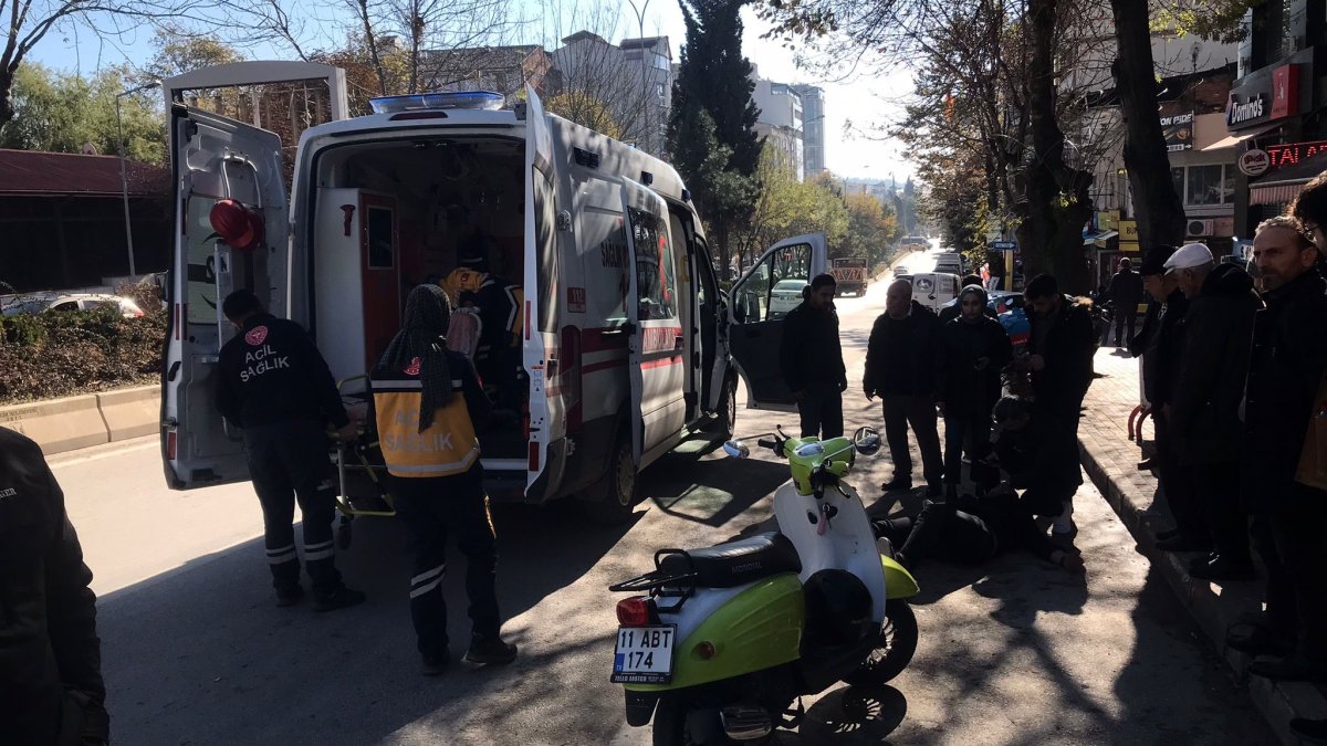 Bilecik'te meydana gelen trafik kazasında 1 kişi yaralandı