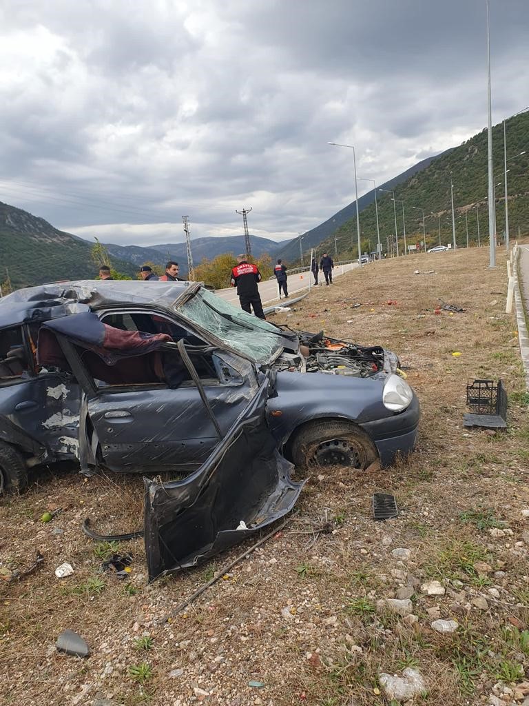Amasya'da kaza '3 yaralı'