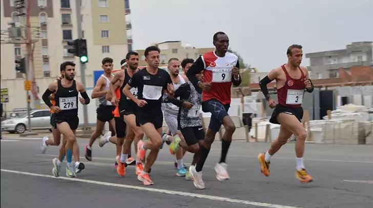 Mardin'de maraton koşuldu