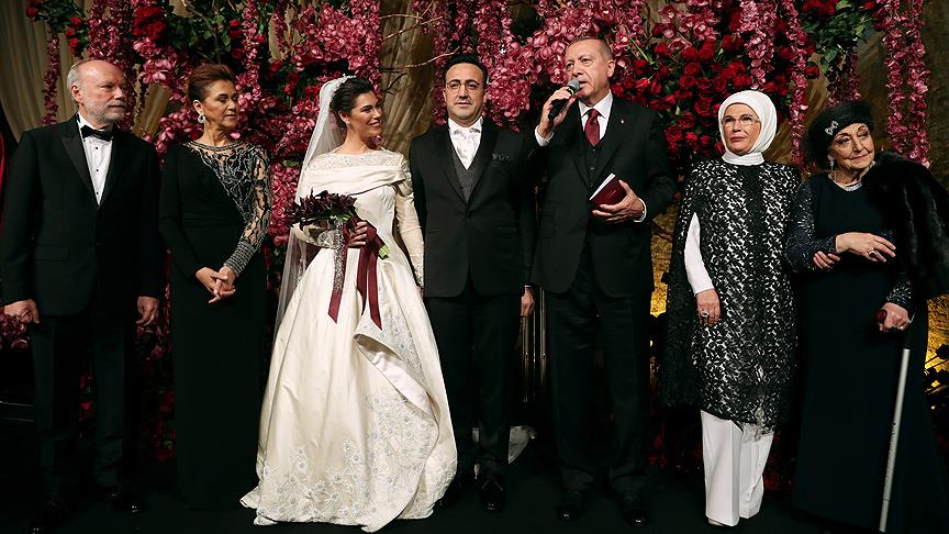 Erdoğan nikah şahidi oldu