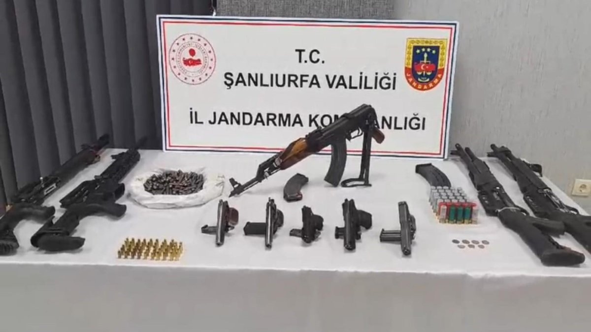 Şanlıurfa’da silah kaçakçılığı operasyonu düzenlendi