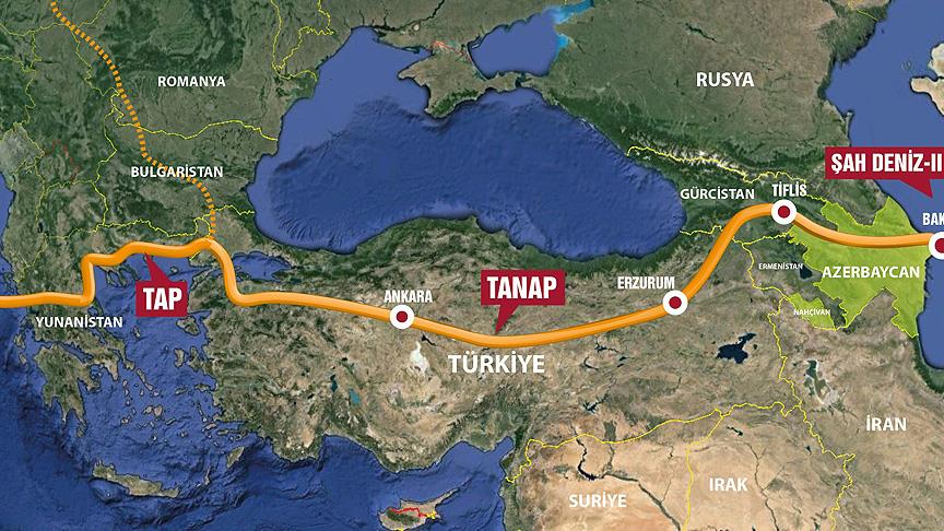 TANAP ve TAP Yunanistan sınırında birleşti