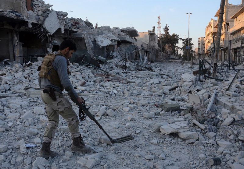 El Bab'da her yer mayın