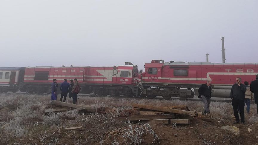 Sivas'ta tren kazası: 15 yaralı