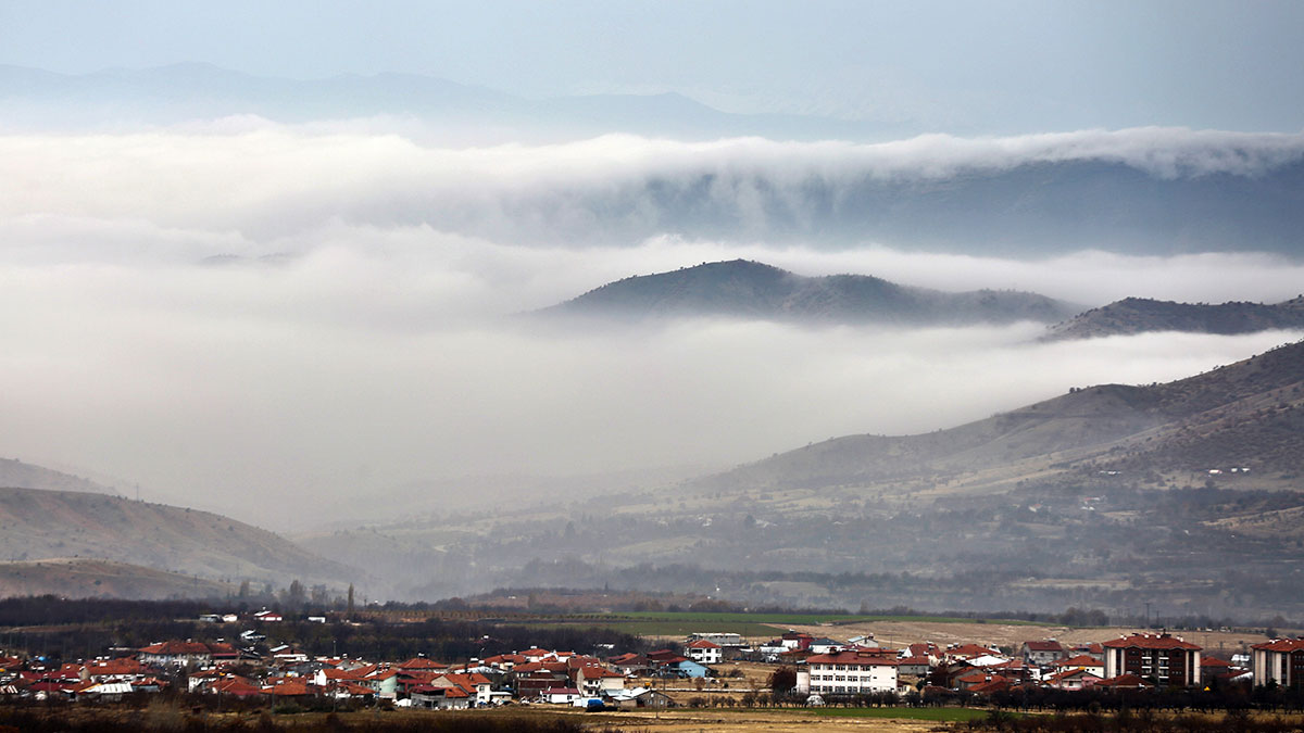 Elazığ'da sis bulutu