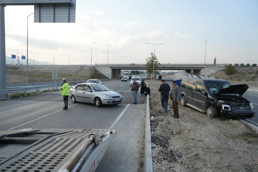 Denizli'de zincirleme trafik kazası meydana geldi