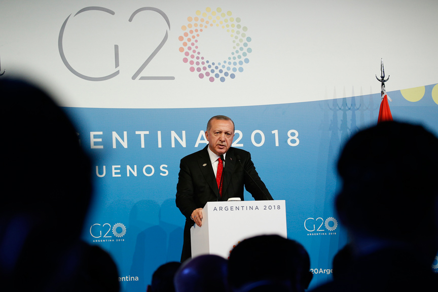 Erdoğan G20'de konuştu
