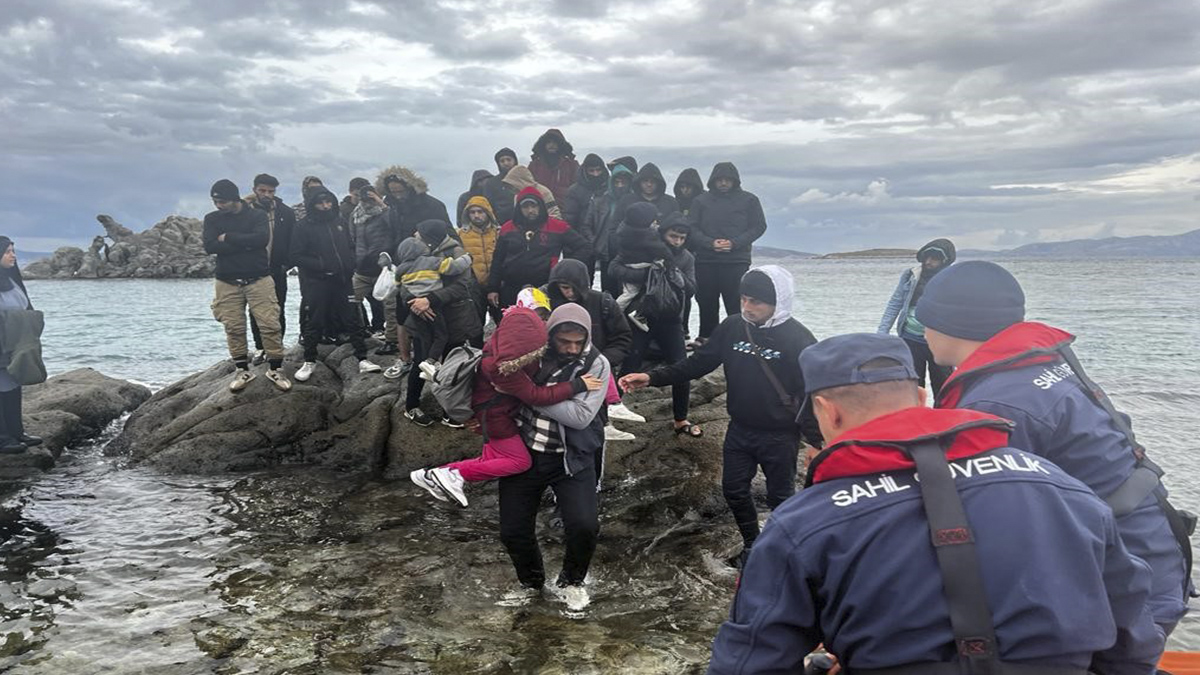 Bodrum'da 66 kaçak göçmen yakalandı