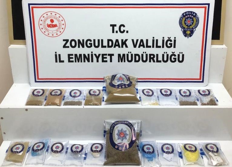 Zonguldak'ta 746 gram uyuşturucu ile yakalandı