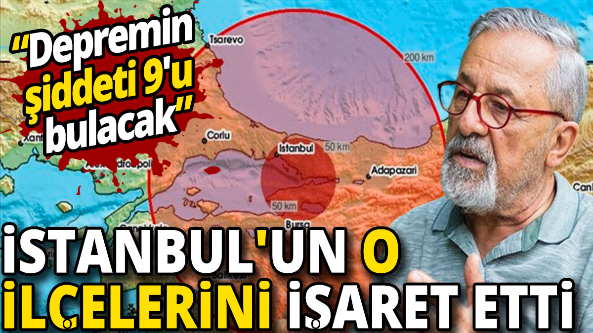 'Depremin şiddeti 9'u bulacak' Naci Görür İstanbul'un o ilçelerini işaret etti