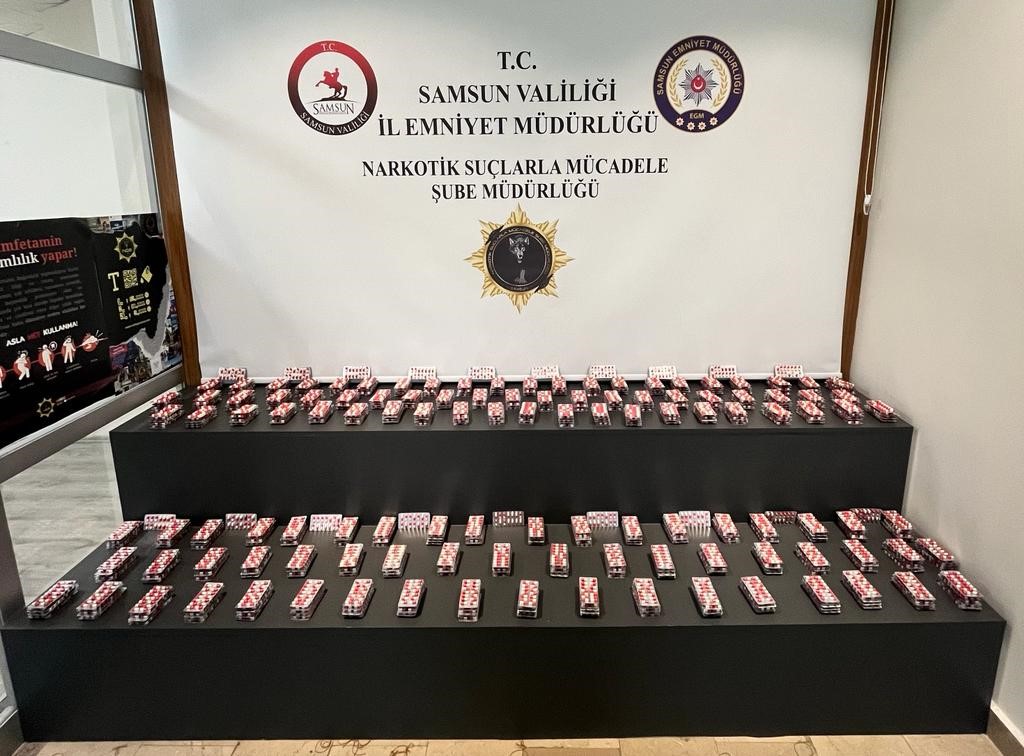 Samsun'da binlerce adet sentetik ele geçirildi