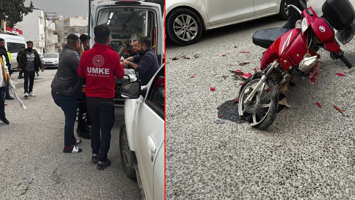 Mardin'de trafik kazası '2 yaralı var'
