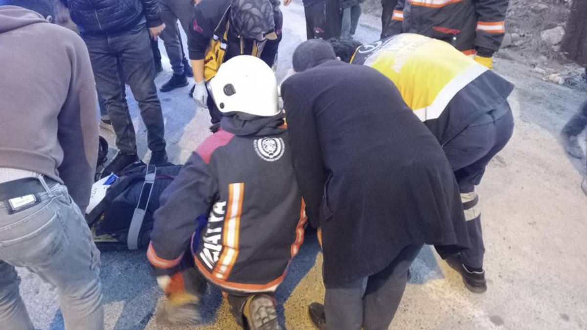 Malatya’da pikap ile motosiklet çarpıştı