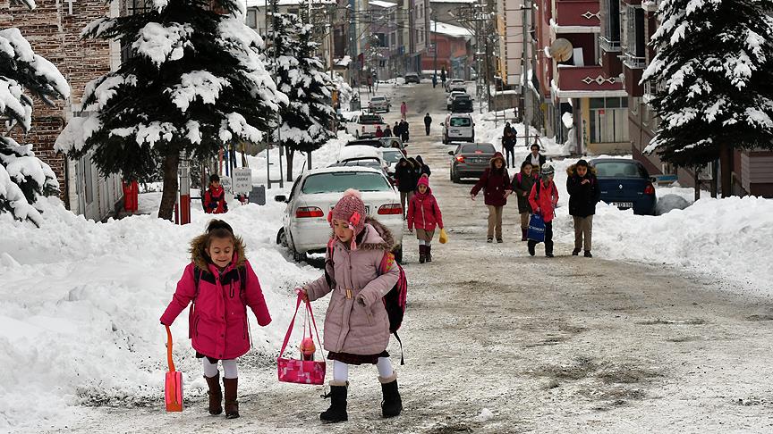 Eğitime kar tatili