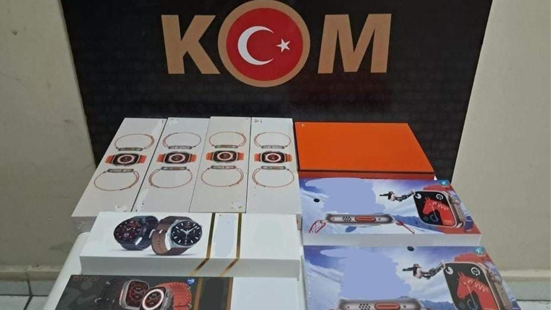 Kırıkkale'de gümrük kaçağı ürünler ele geçirildi